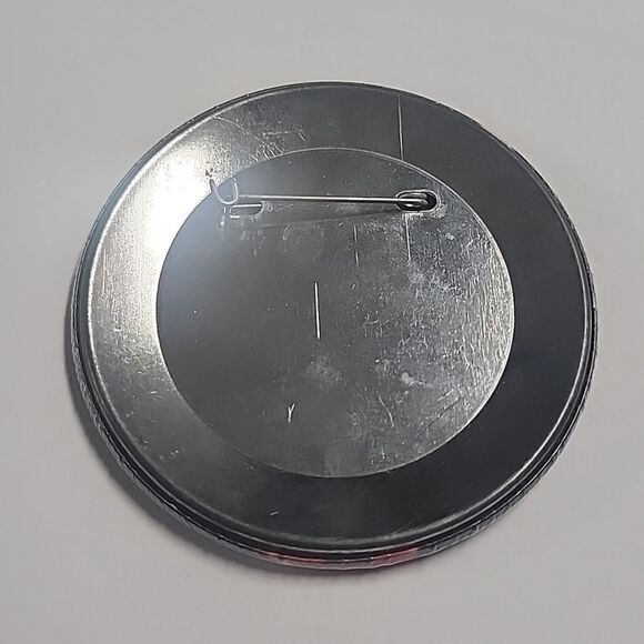 Michael Jordan Chicago Bulls vintage basketball pinback button Large size NBA - Picture 3 of 4